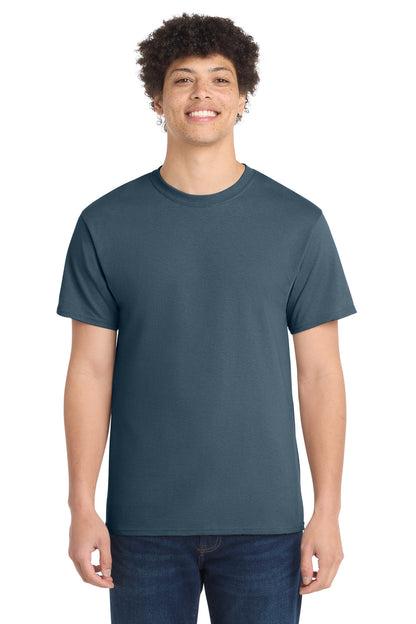 Port & Co Core Cotton Tee. PC54 in Steel Blue