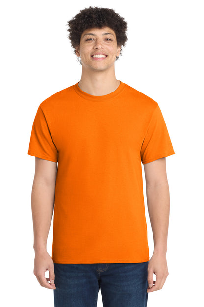 Port & Co Core Cotton Tee. PC54 in Tennessee Orange