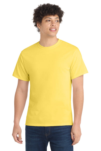 Port & Co Core Cotton Tee. PC54 in Yellow