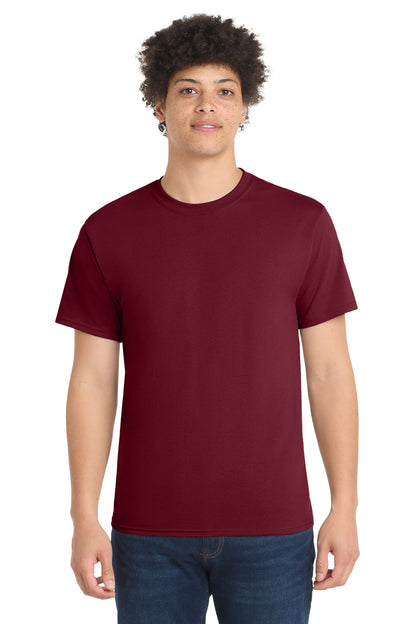Port & Co Core Blend Tee.  PC55 in Cardinal