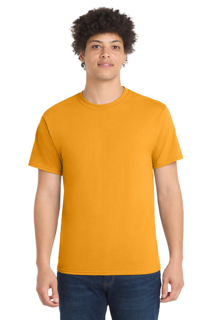 Port & Co Core Blend Tee.  PC55 in Gold