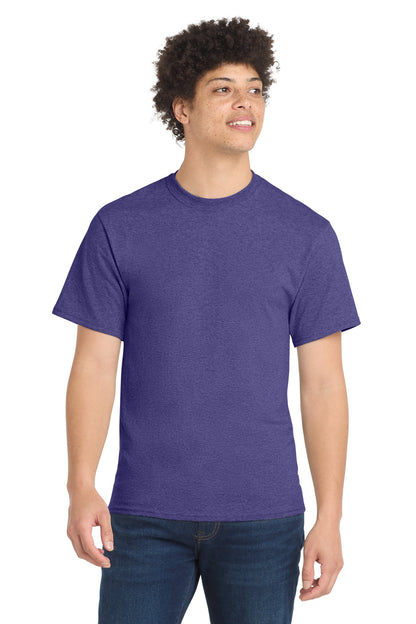 Port & Co Core Blend Tee.  PC55 in Heather Purple