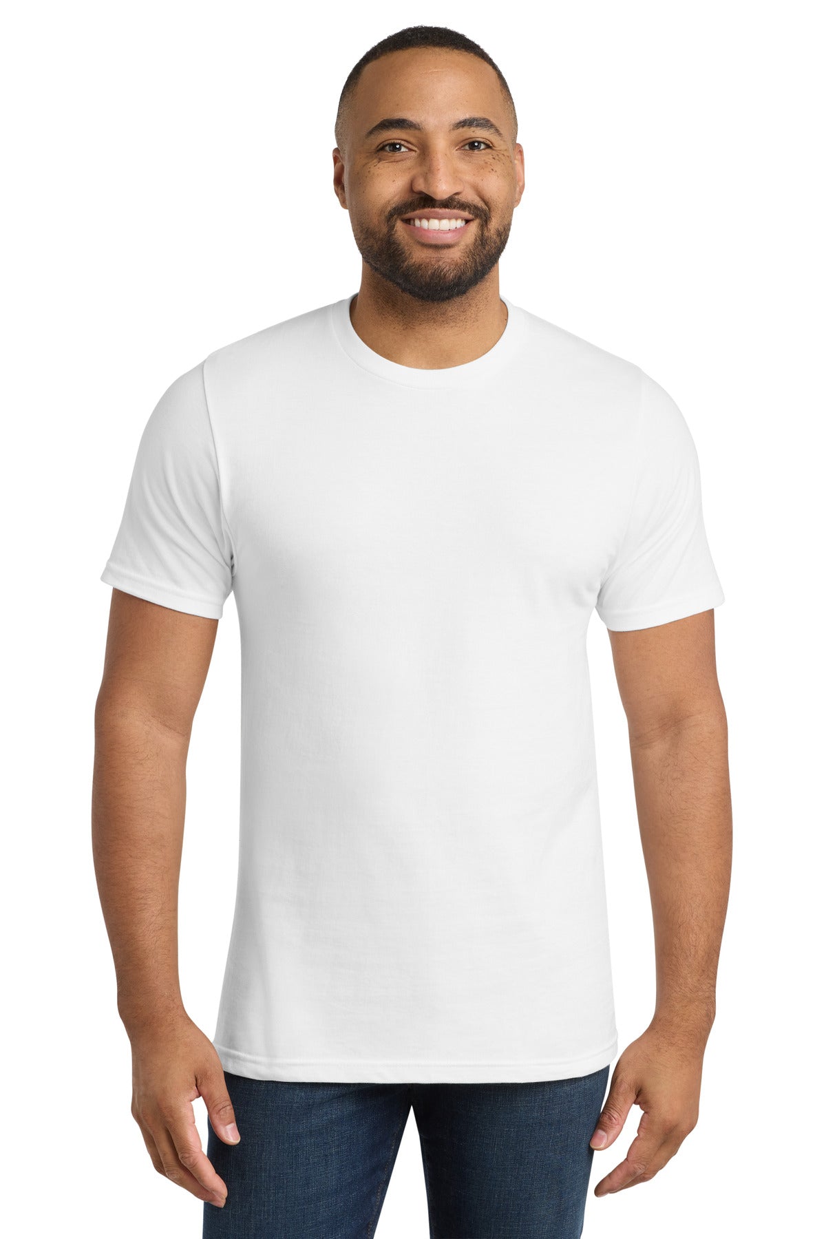 Port & Co Bouncer Tee PC600 in White