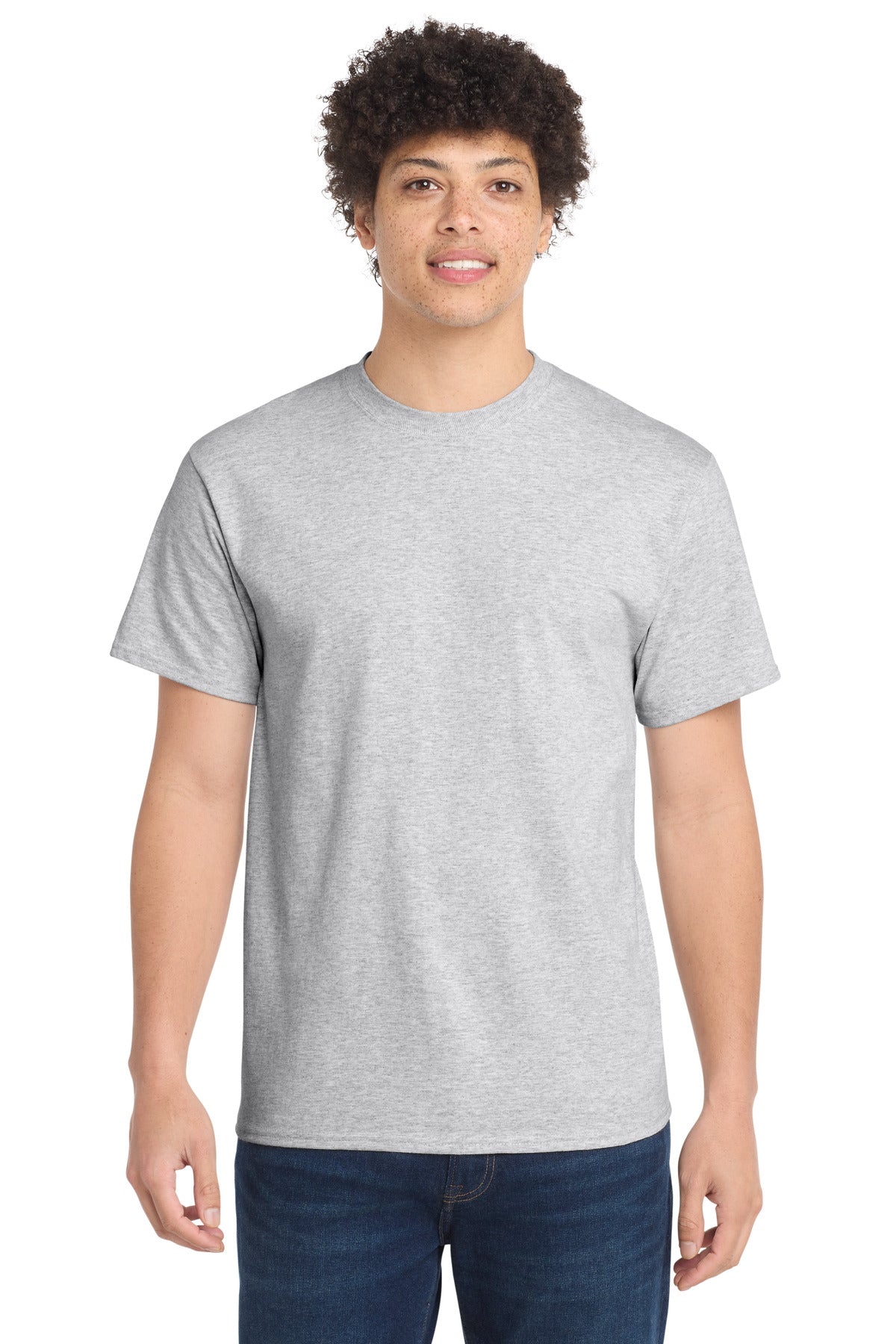 Port & Co Tall Essential Tee.  PC61T in Ash