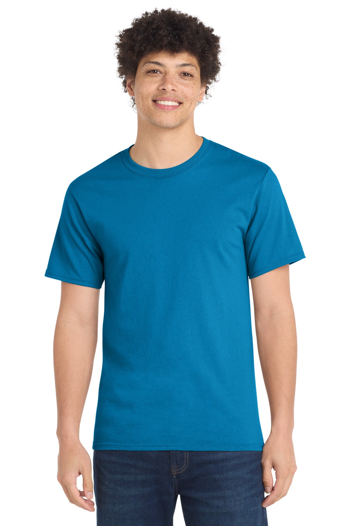 Port & Co Tall Essential Tee.  PC61T in Sapphire