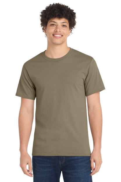 Port & Co Essential Tee. PC61 in Dusty Brown