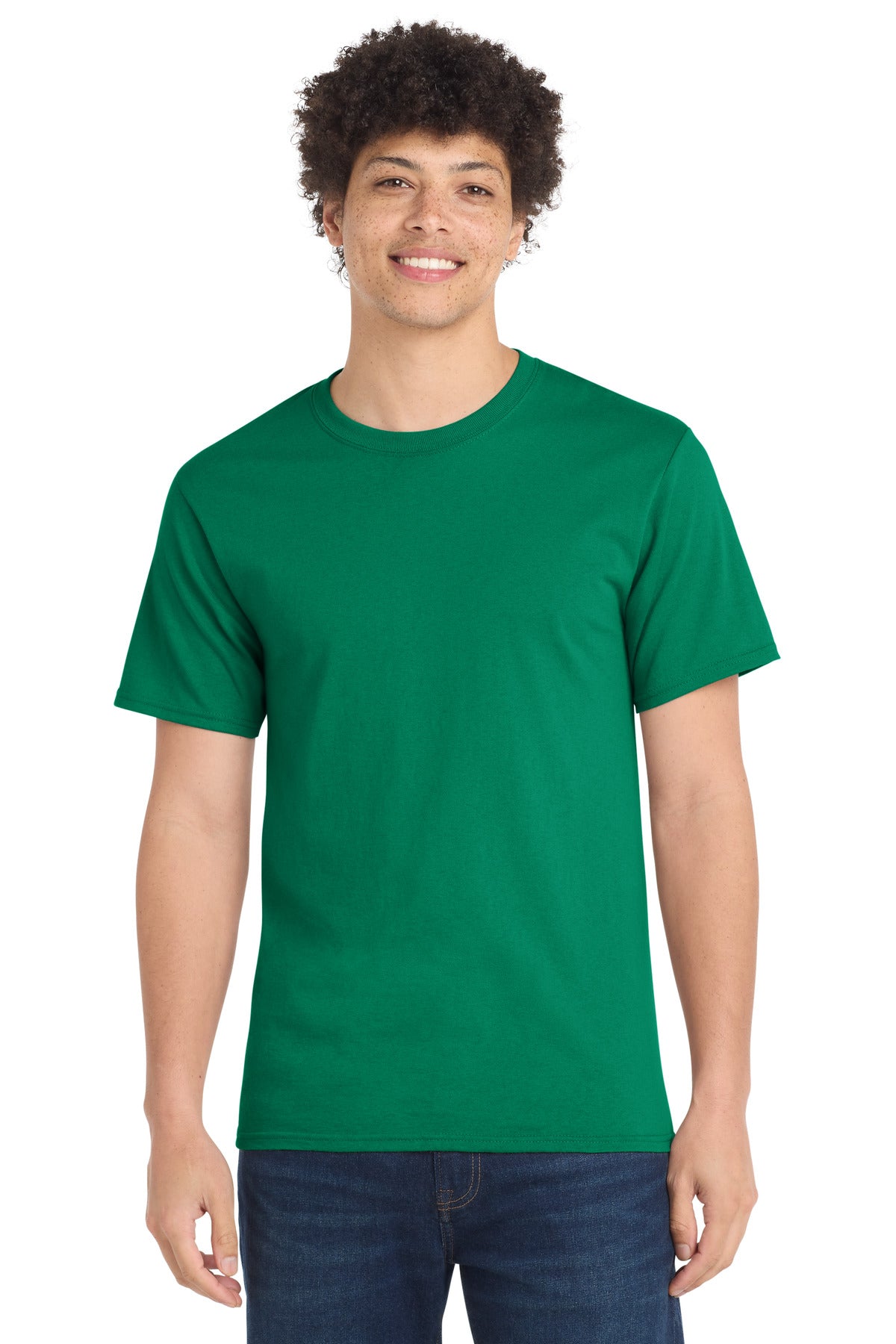 Port & Co Essential Tee. PC61 in Kelly