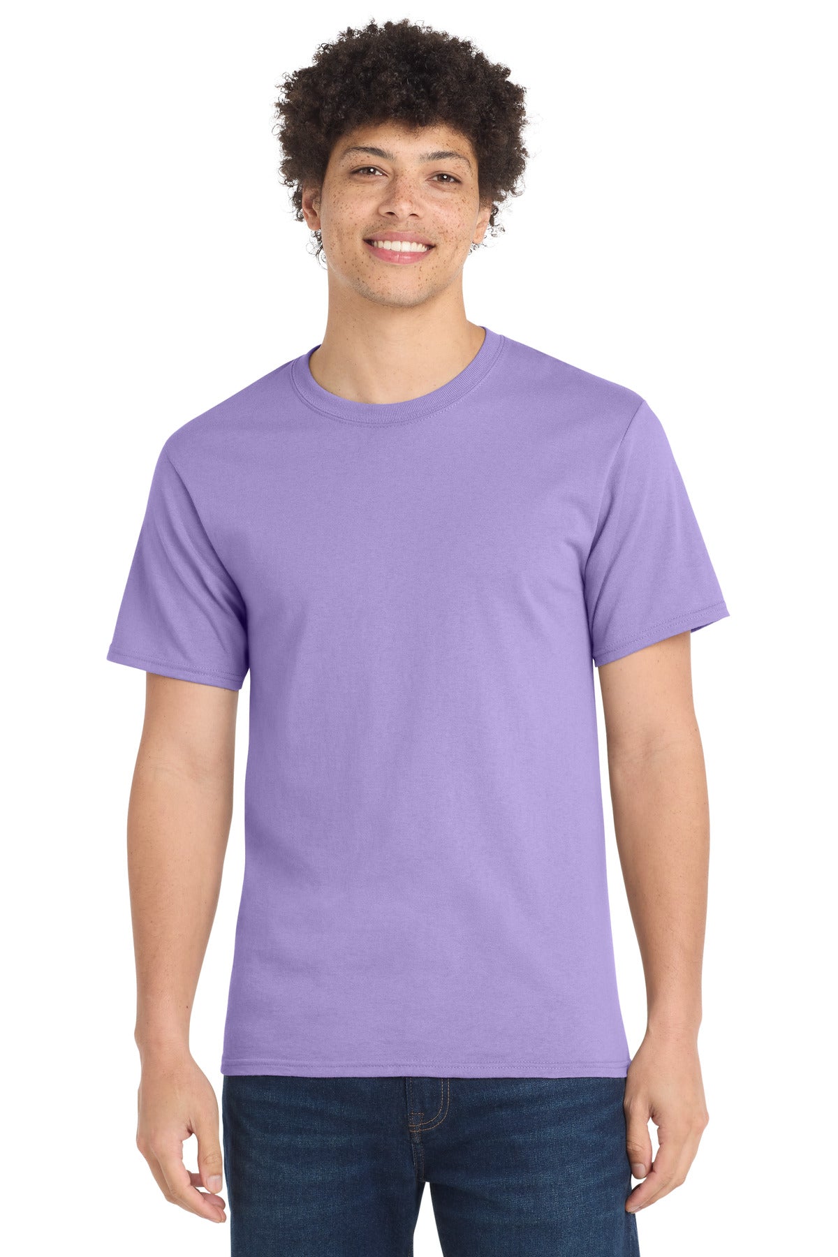 Port & Co Essential Tee. PC61 in Lavender