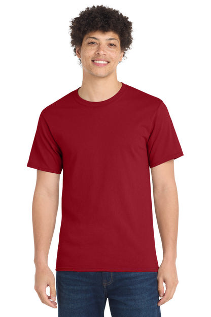 Port & Co Essential Tee. PC61 in Rich Red