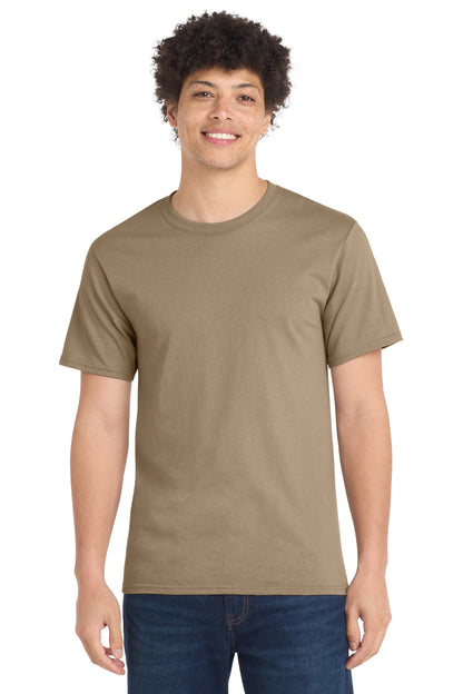 Port & Co Essential Tee. PC61 in Sand