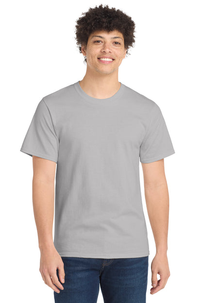 Port & Co Essential Tee. PC61 in Silver