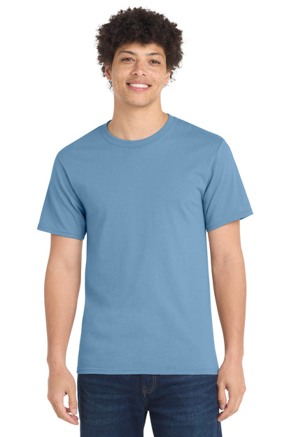 Port & Co Essential Tee. PC61 in Tundra Blue
