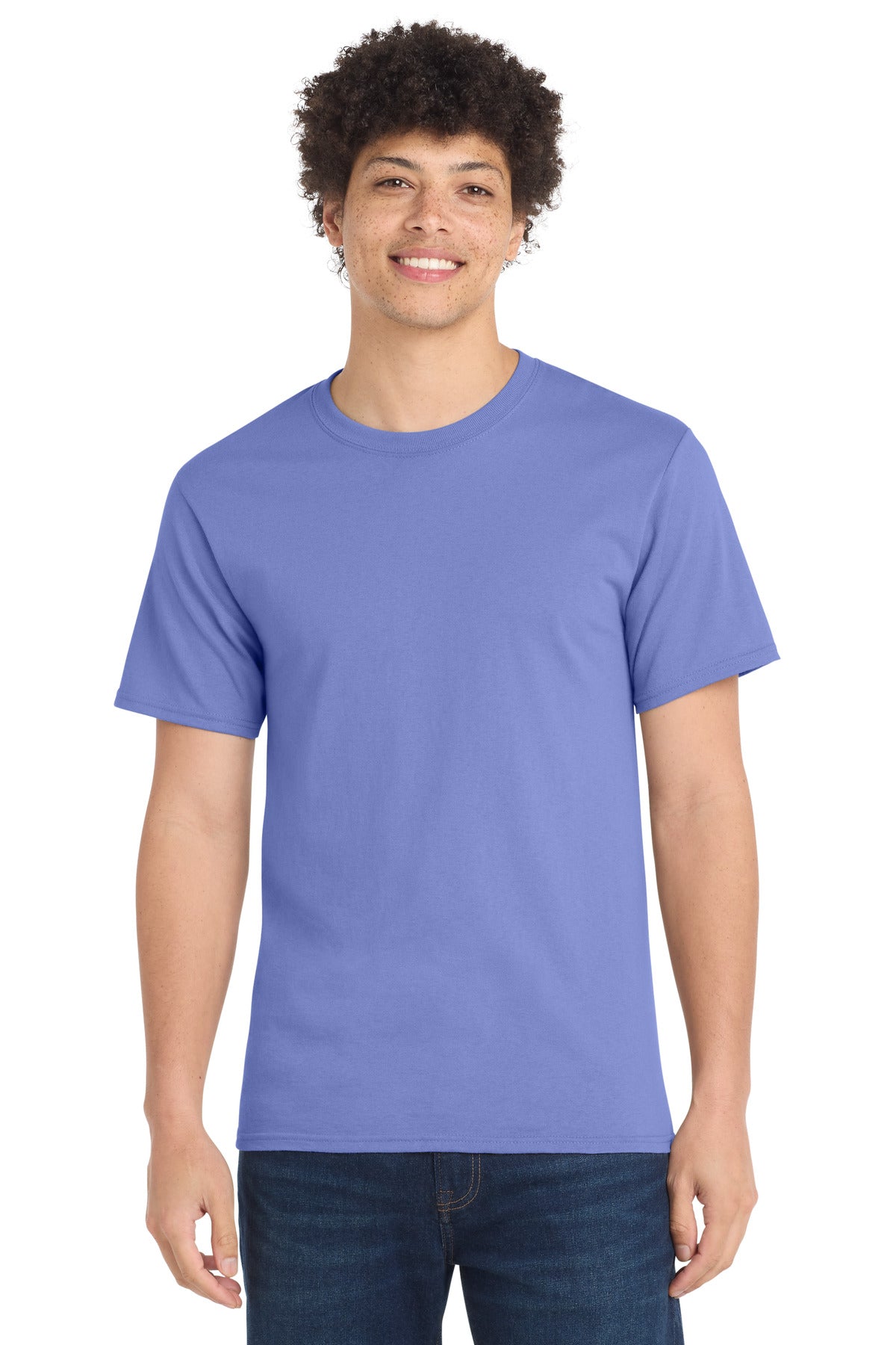 Port & Co Essential Tee. PC61 in Violet