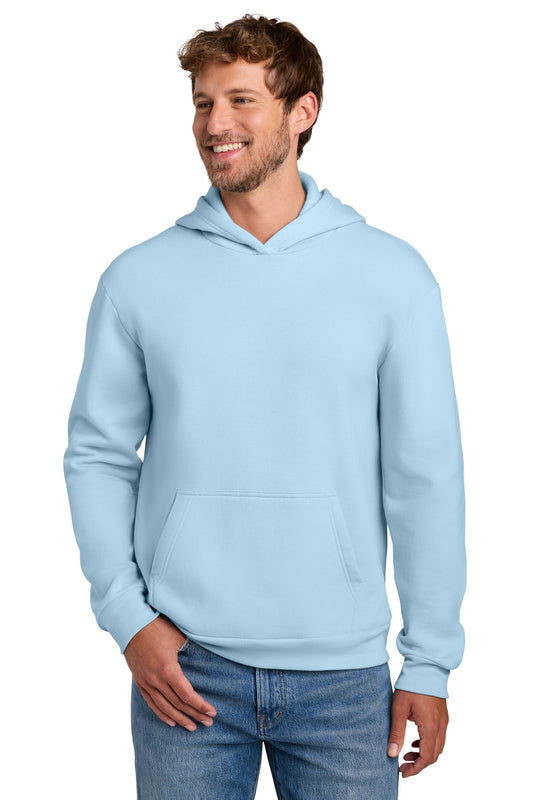 Port & Co Easy Fleece Pullover Hooded Sweatshirt PC68H in Ice Blue