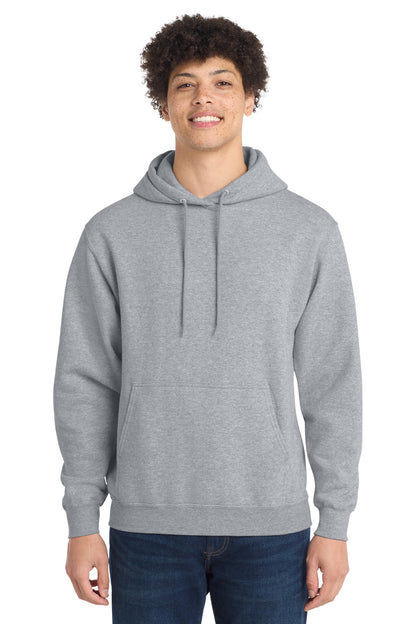 Port & Co Core Fleece Pullover Hooded Sweatshirt. PC78H in Athletic Heather