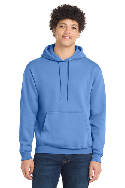 Port & Co Core Fleece Pullover Hooded Sweatshirt. PC78H in Carolina Blue