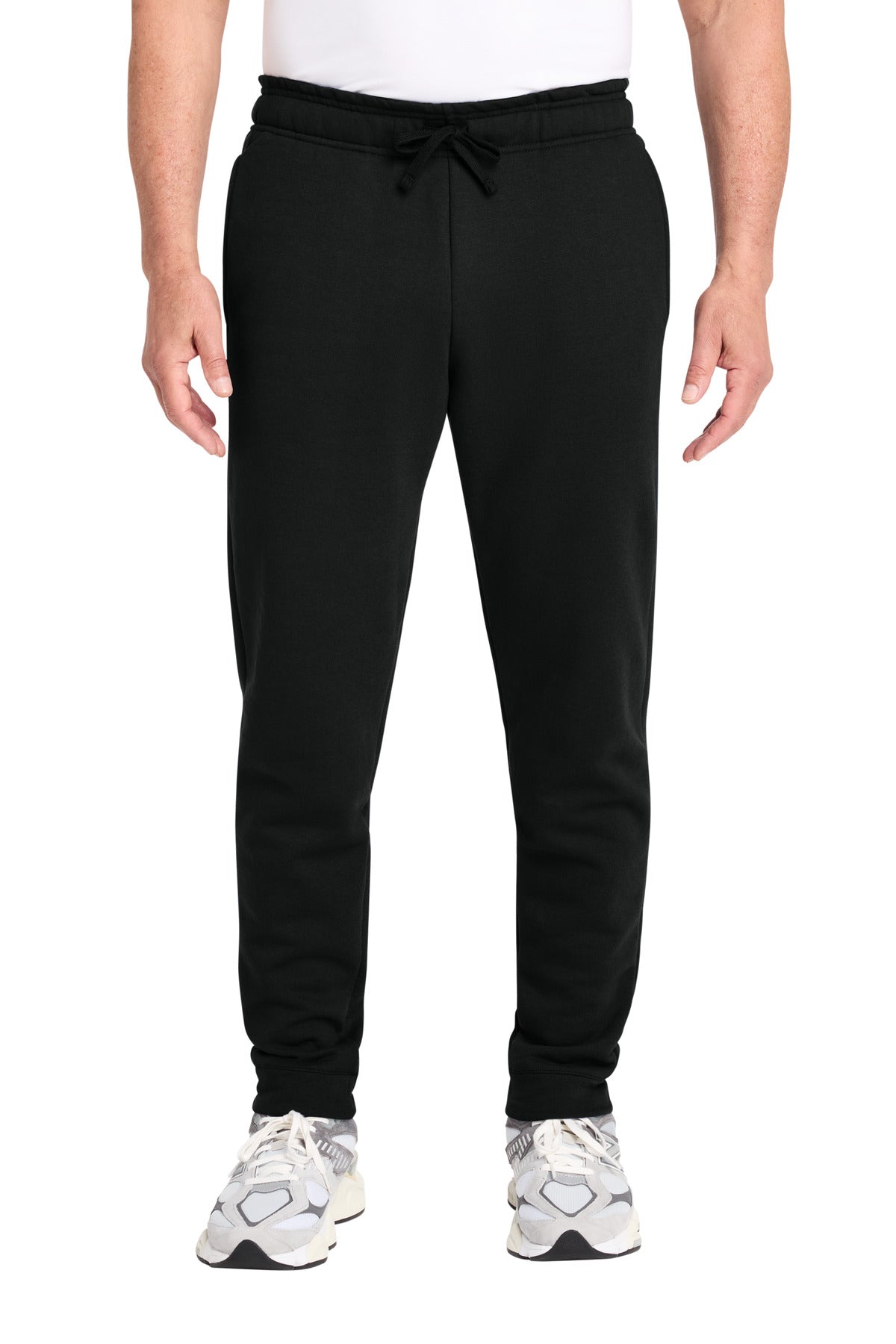 Port & Co Core Fleece Jogger. PC78J in Jet Black
