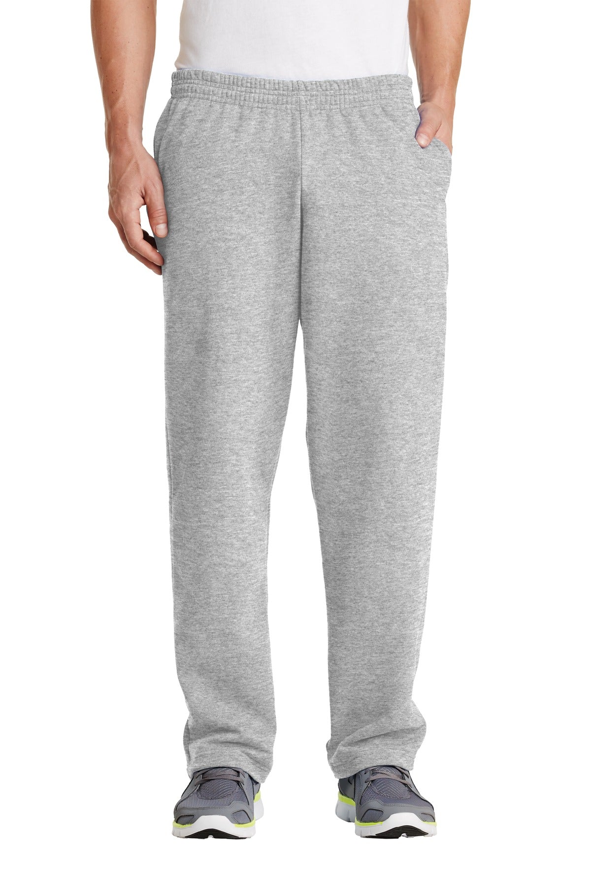 Port & Co Core Fleece Sweatpant with Pockets. PC78P in Ash