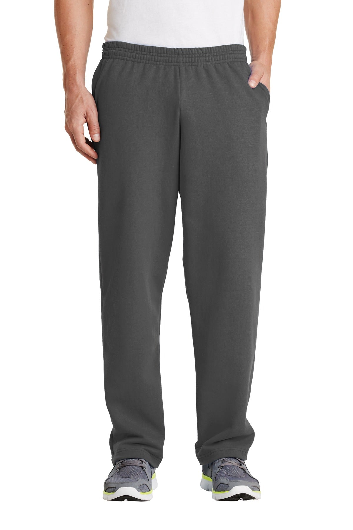 Port & Co Core Fleece Sweatpant with Pockets. PC78P in Charcoal