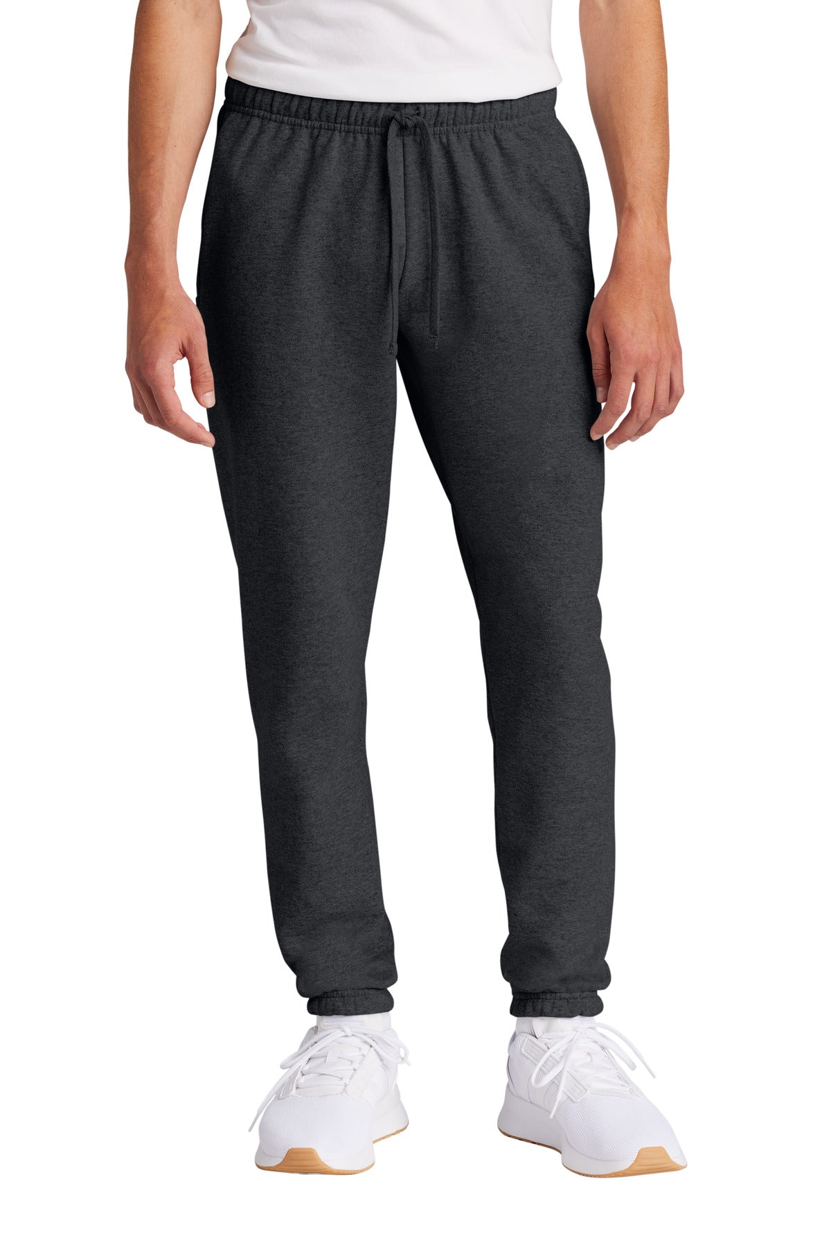 Port & Co Core Fleece Sweatpant PC78SP in Dark Heather Grey