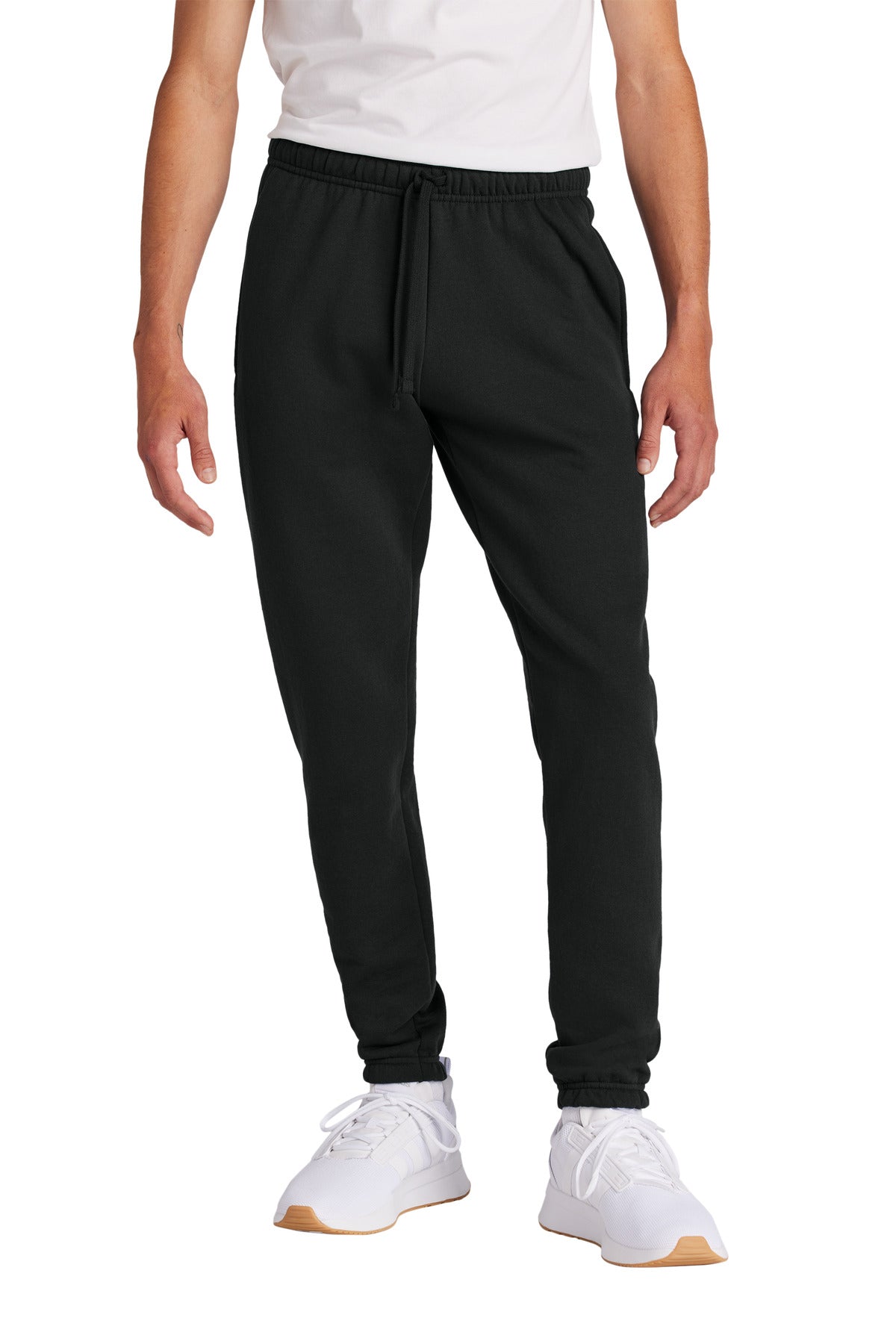 Port & Co Core Fleece Sweatpant PC78SP in Jet Black