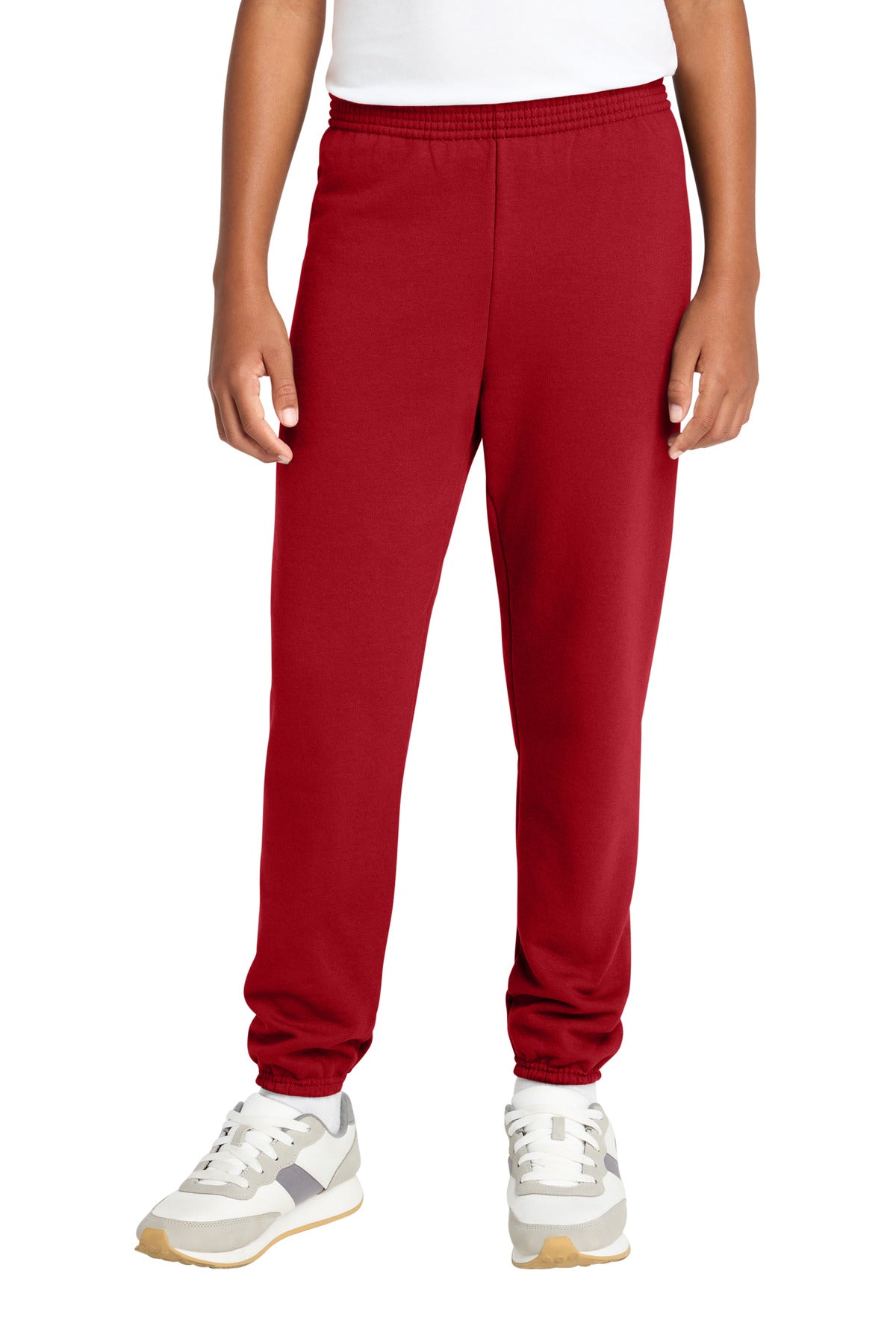 Port & Co Youth Core Fleece Sweatpant PC78YP in Red