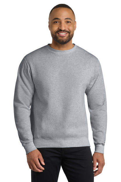 Port & Co Core Fleece Crewneck Sweatshirt. PC78 in Athletic Heather