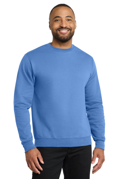 Port & Co Core Fleece Crewneck Sweatshirt. PC78 in Carolina Blue
