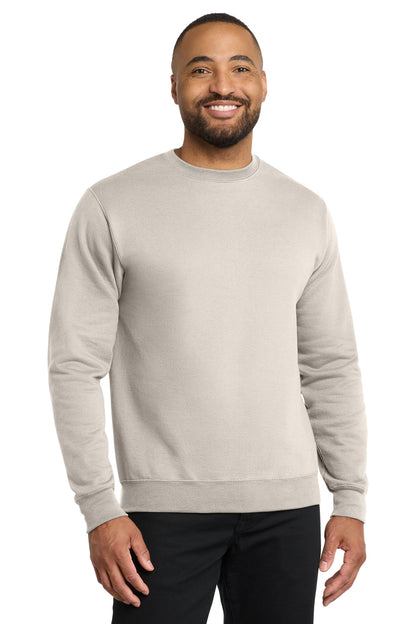 Port & Co Core Fleece Crewneck Sweatshirt. PC78 in Natural