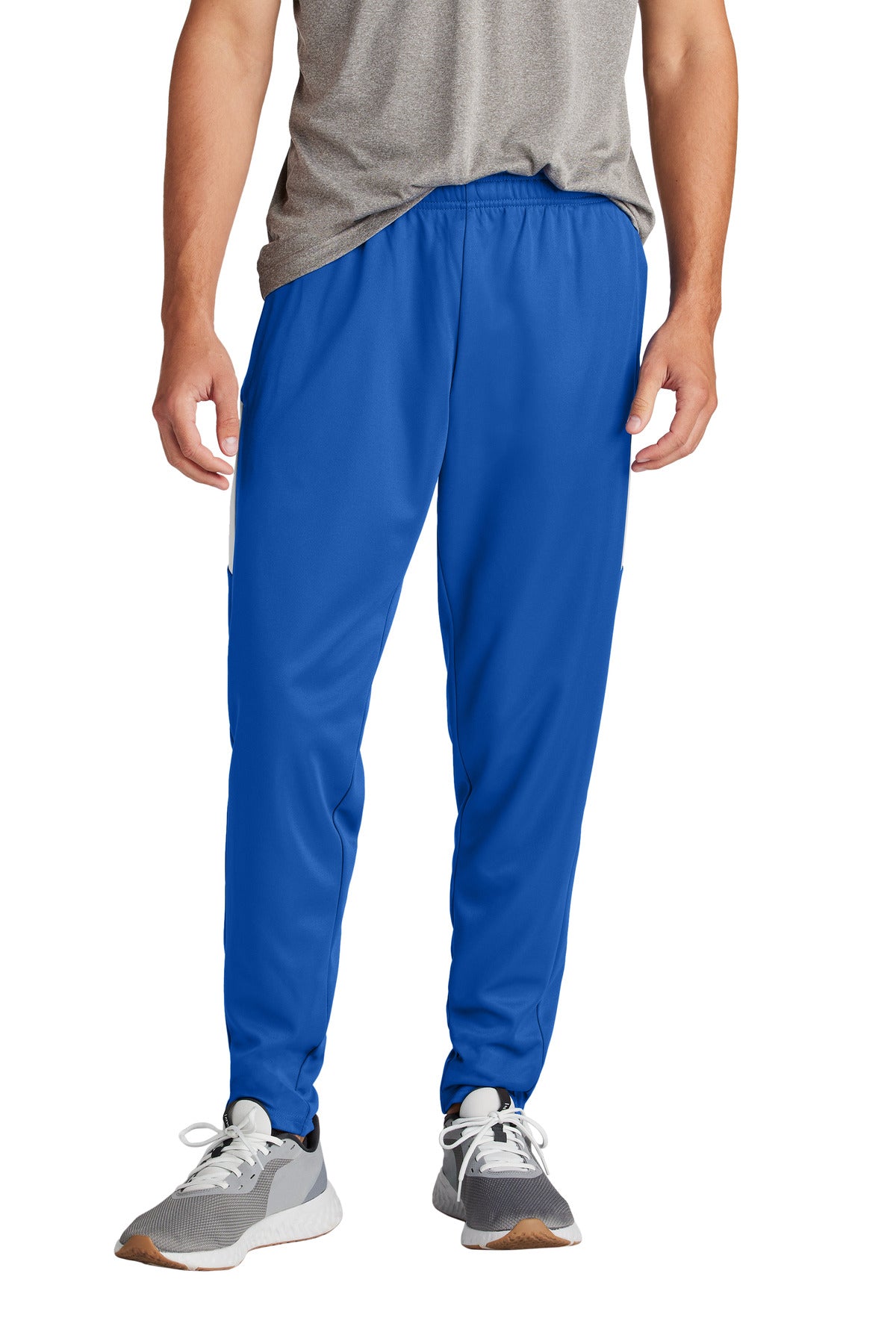 Sport-Tek Travel Pant PST800 in True Royal/ White