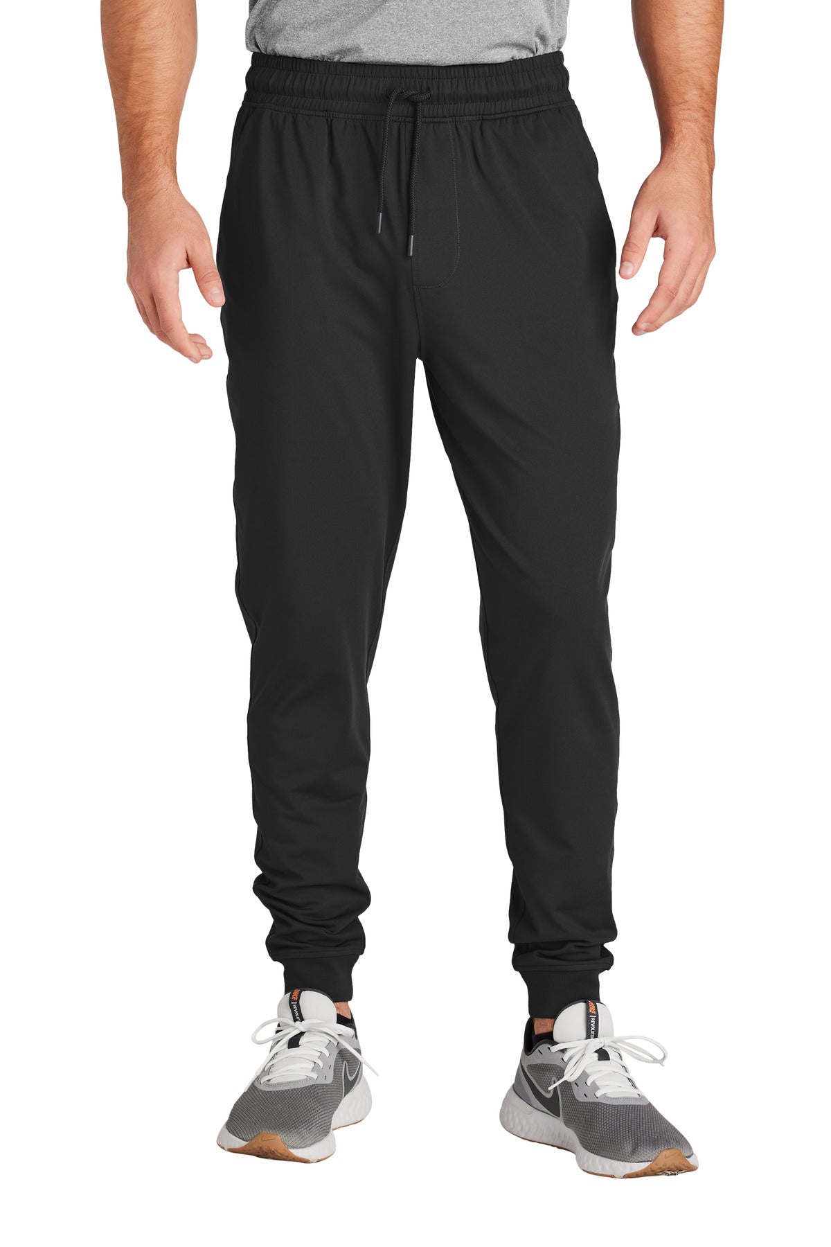 Sport-Tek Sport-Wick Stretch Jogger PST858 in Black