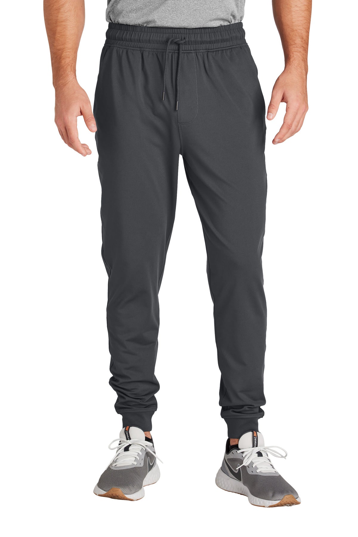 Sport-Tek Sport-Wick Stretch Jogger PST858 in Charcoal Grey