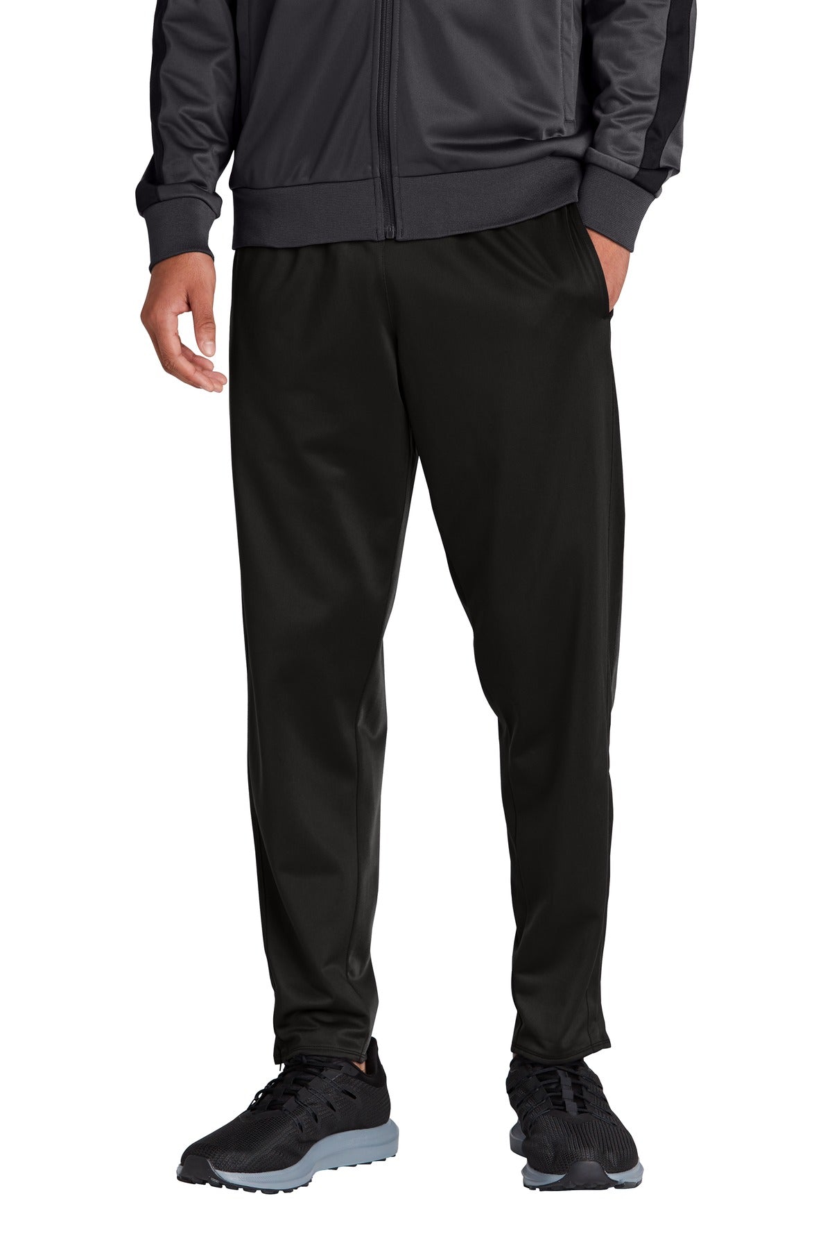 Sport-Tek  Tricot Track Jogger. PST95 in Black