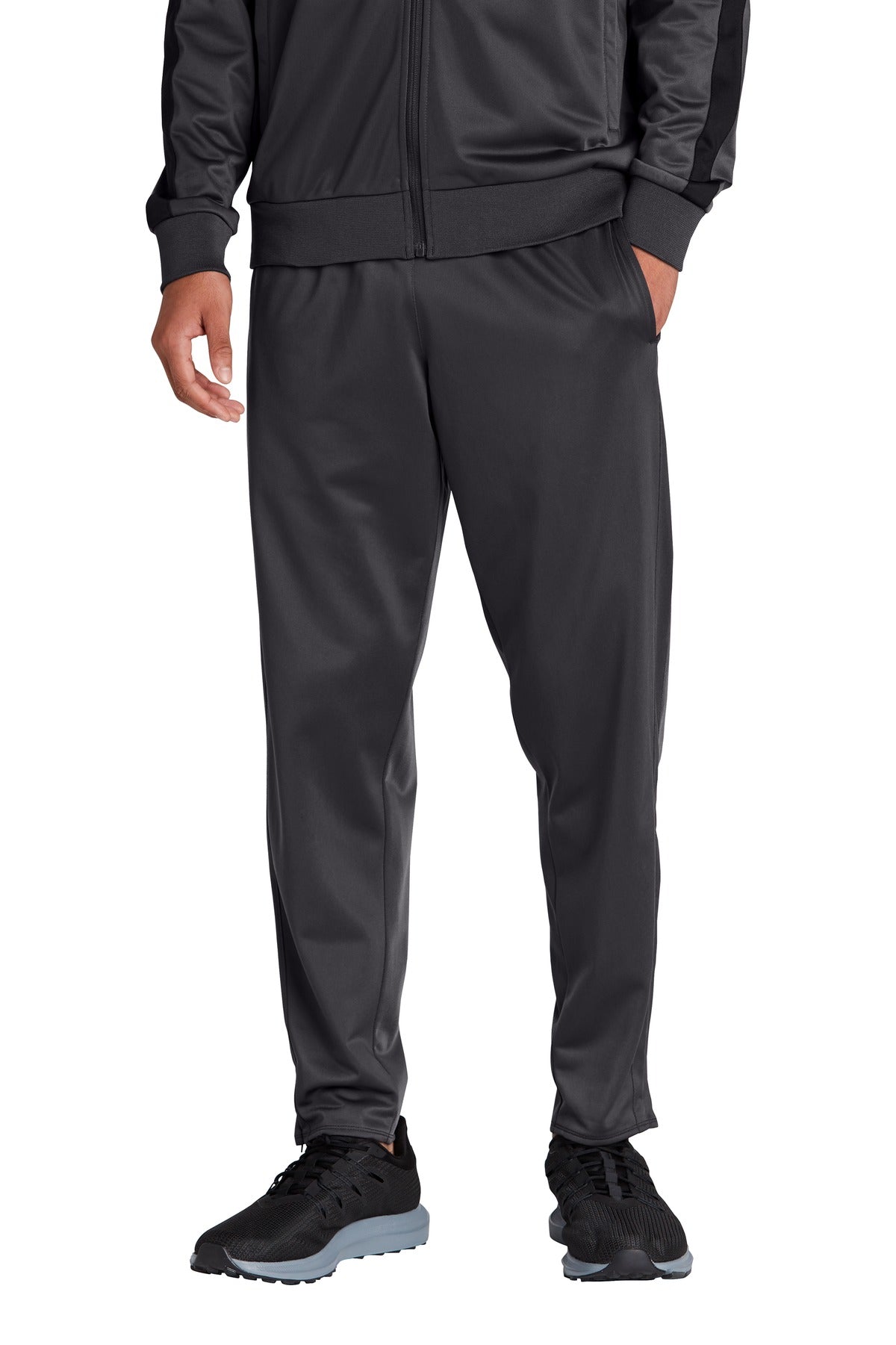 Sport-Tek  Tricot Track Jogger. PST95 in Graphite