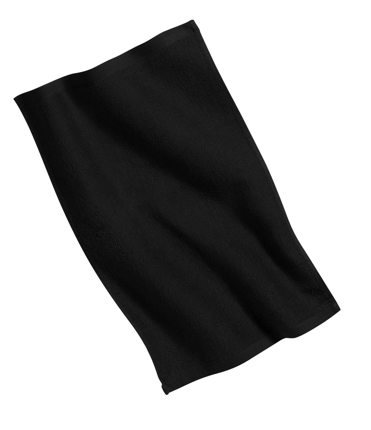 Port Authority - Rally Towel.  PT38 in Black
