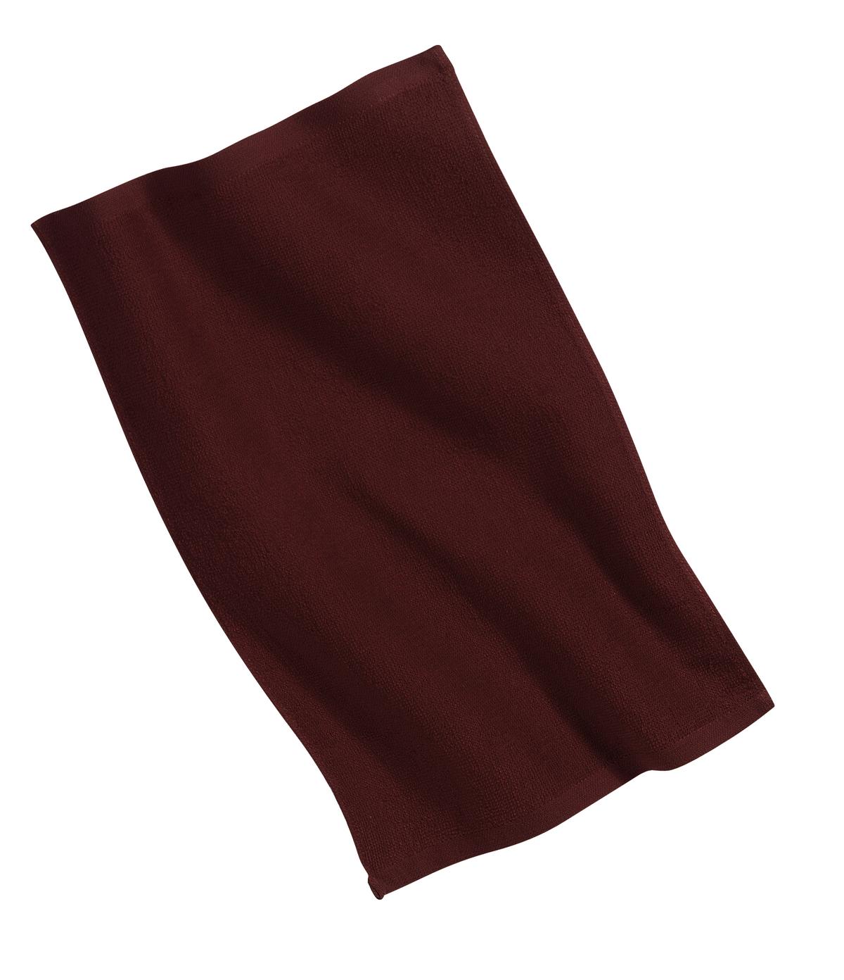 Port Authority - Rally Towel.  PT38 in Maroon