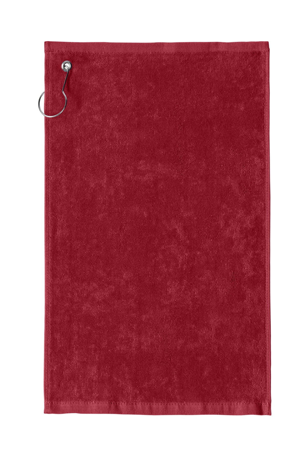 Port Authority  Grommeted Hemmed Towel PT400 in Red