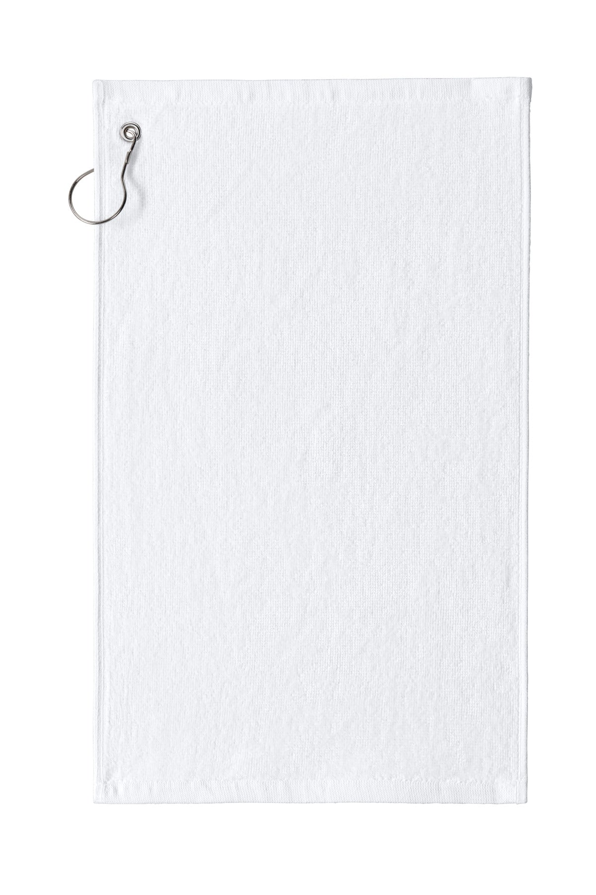 Port Authority  Grommeted Hemmed Towel PT400 in White