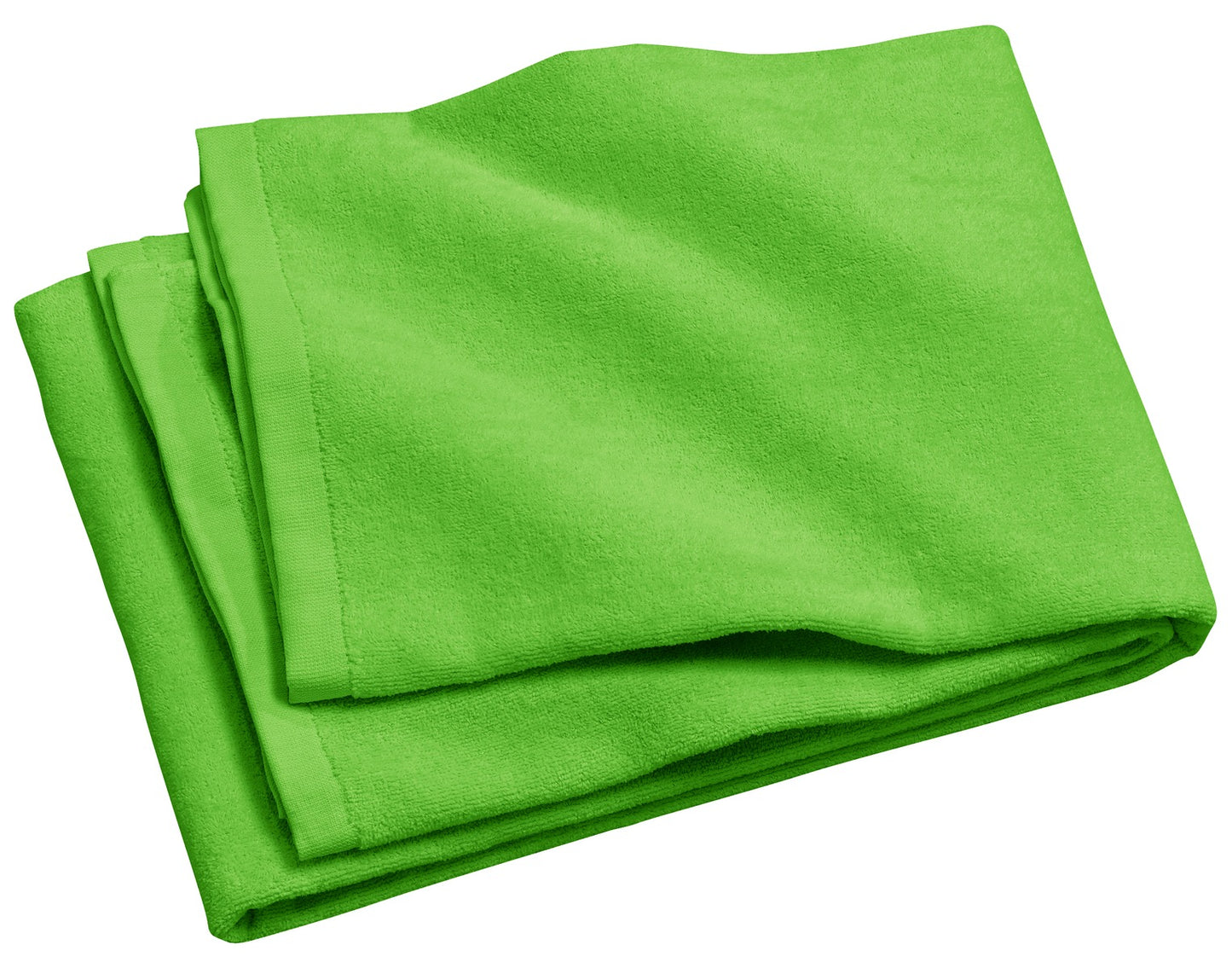 Port Authority - Beach Towel.  PT42 in Bright Lime