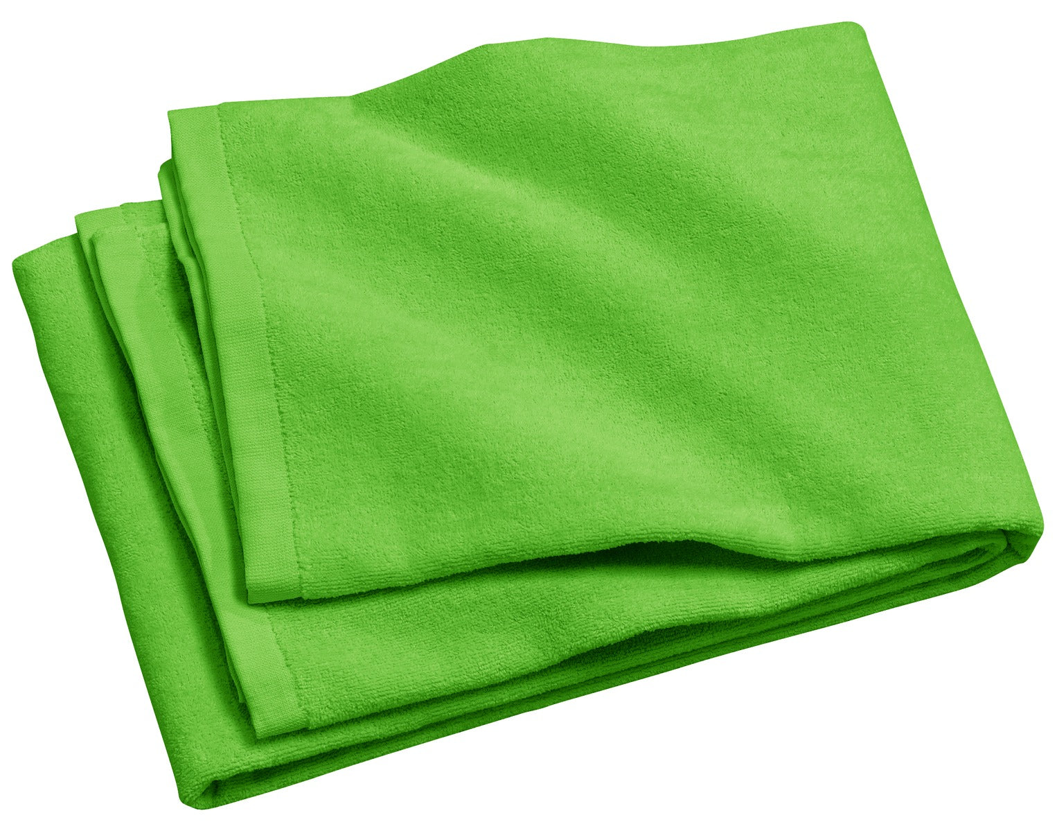 Port Authority - Beach Towel.  PT42 in Bright Lime