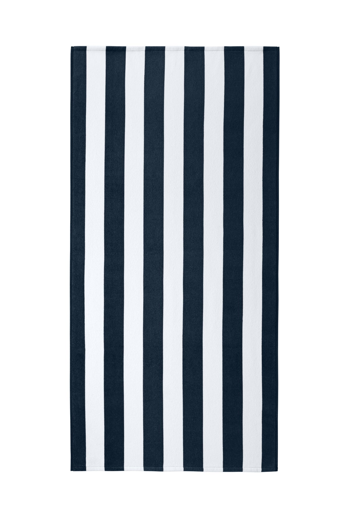 Port Authority  Value Cabana Stripe Beach Towel PT45 in Navy