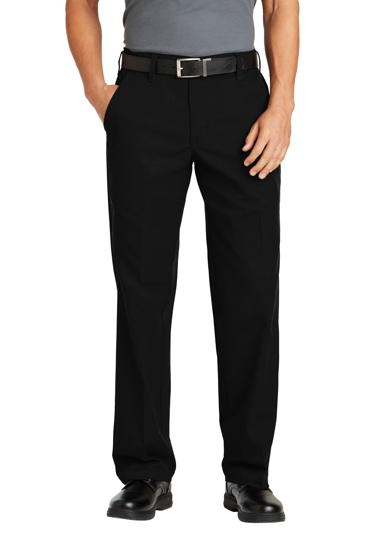 Red Kap Elastic Insert Pant.  PT60 in Black