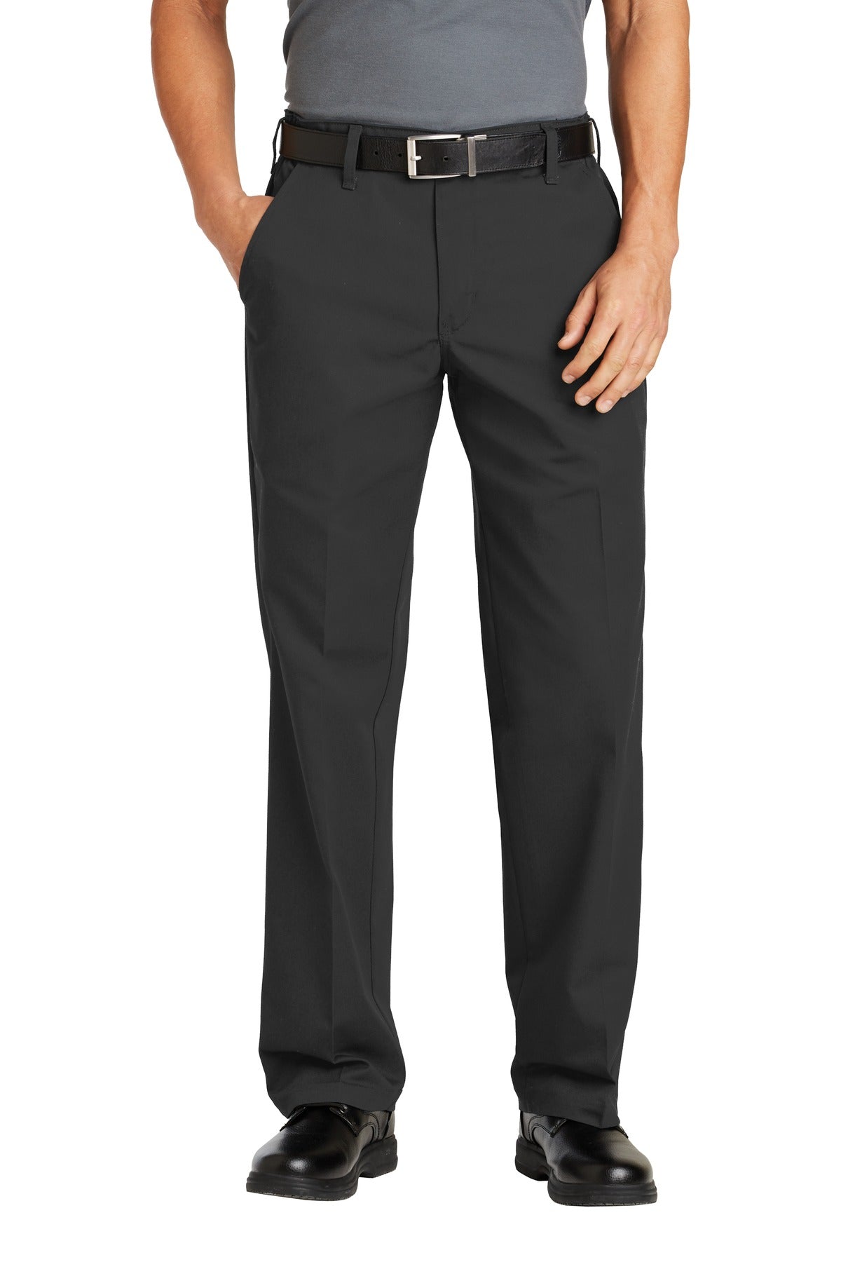Red Kap Elastic Insert Pant.  PT60 in Charcoal