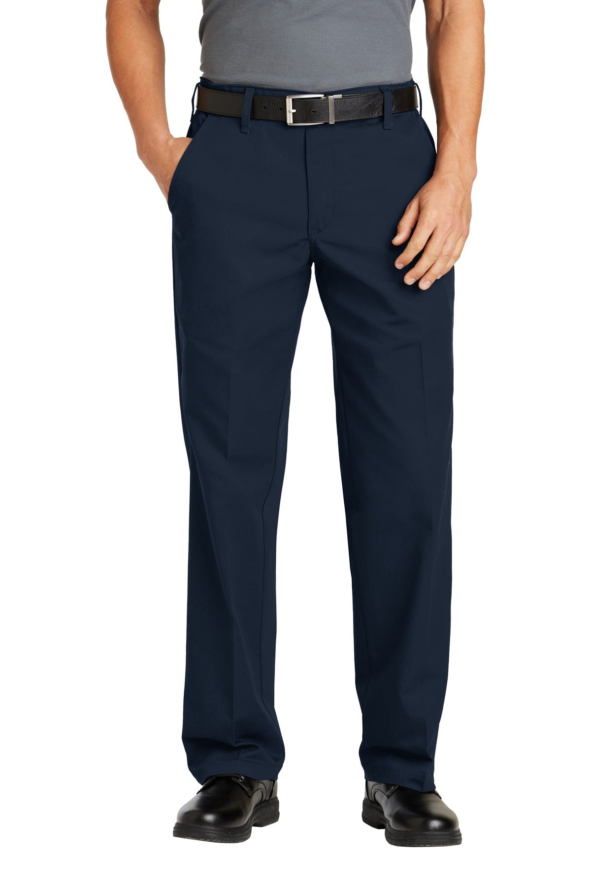 Red Kap Elastic Insert Pant.  PT60 in Navy