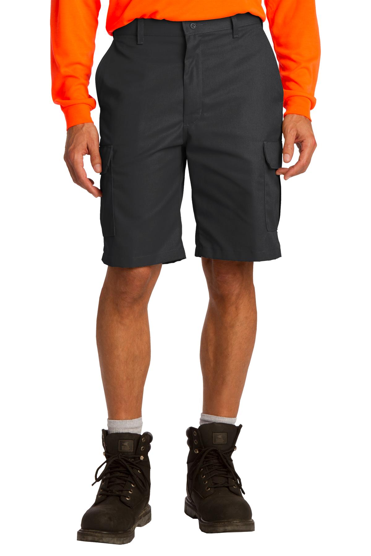 Red Kap Industrial Cargo Short. PT66 in Black