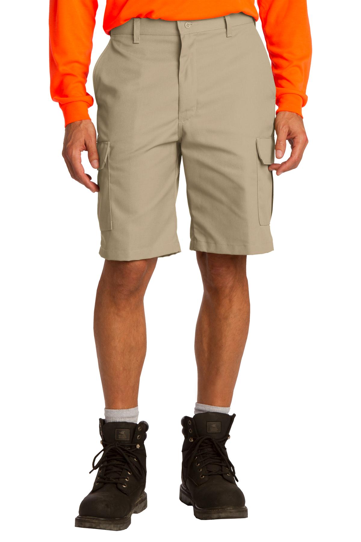 Red Kap Industrial Cargo Short. PT66 in Khaki