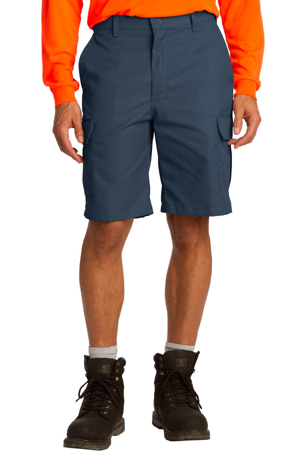 Red Kap Industrial Cargo Short. PT66 in Navy
