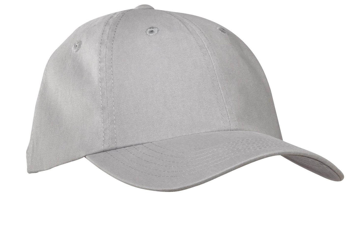 Port Authority Garment-Washed Cap.  PWU in Chrome