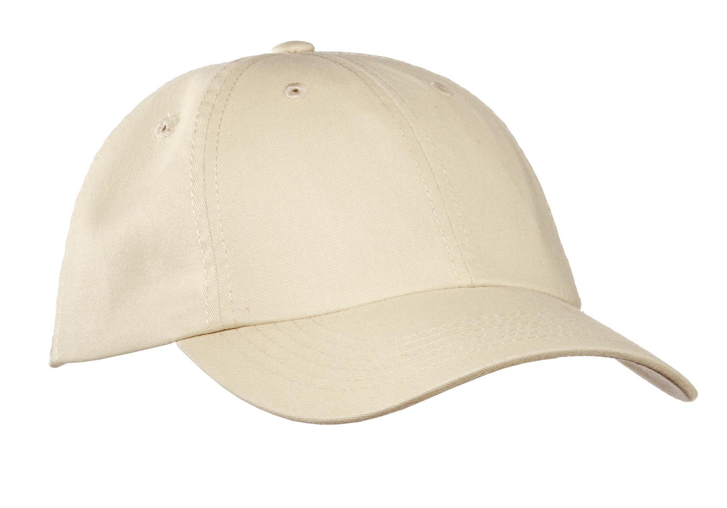 Port Authority Garment-Washed Cap.  PWU in Stone