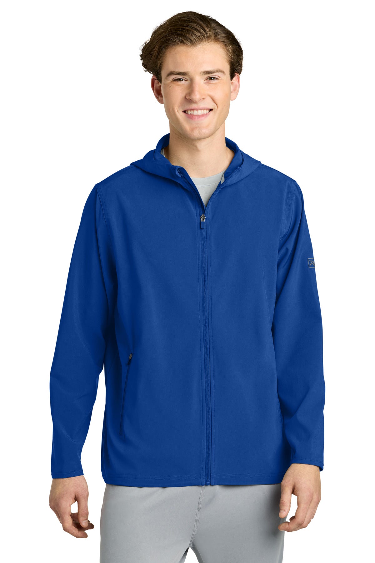 Richardson Barrage Hooded Wind Jacket RA7400FZH in Royal